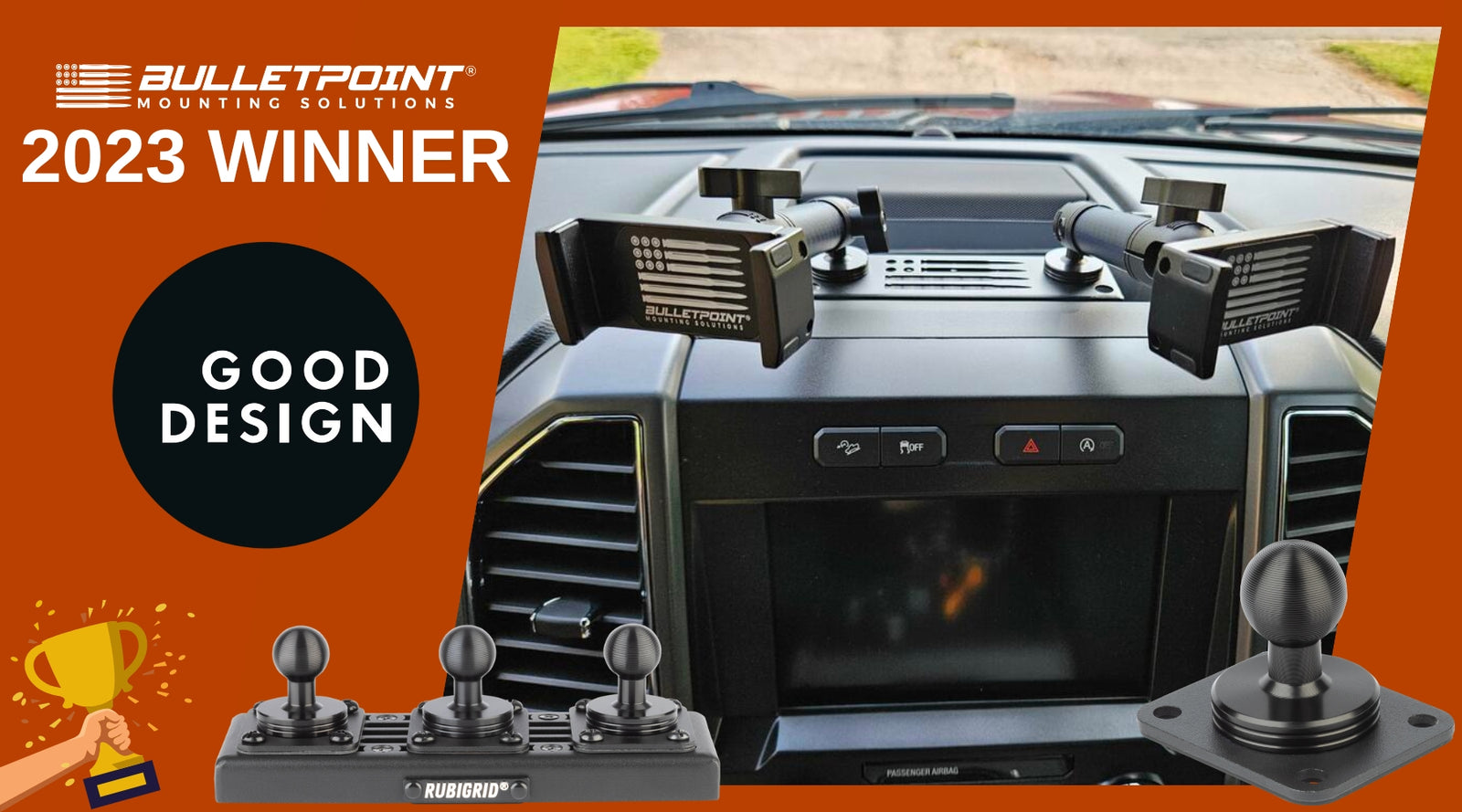 Bulletpoint's Ball Mount Wins Good Design Award