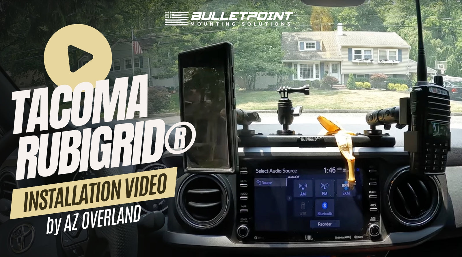 Installation Video: 2016-2023 Toyota Tacoma RubiGrid® Dash Mount