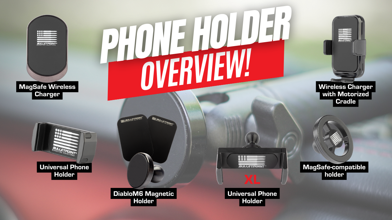 Phone Holder Options Overview Video