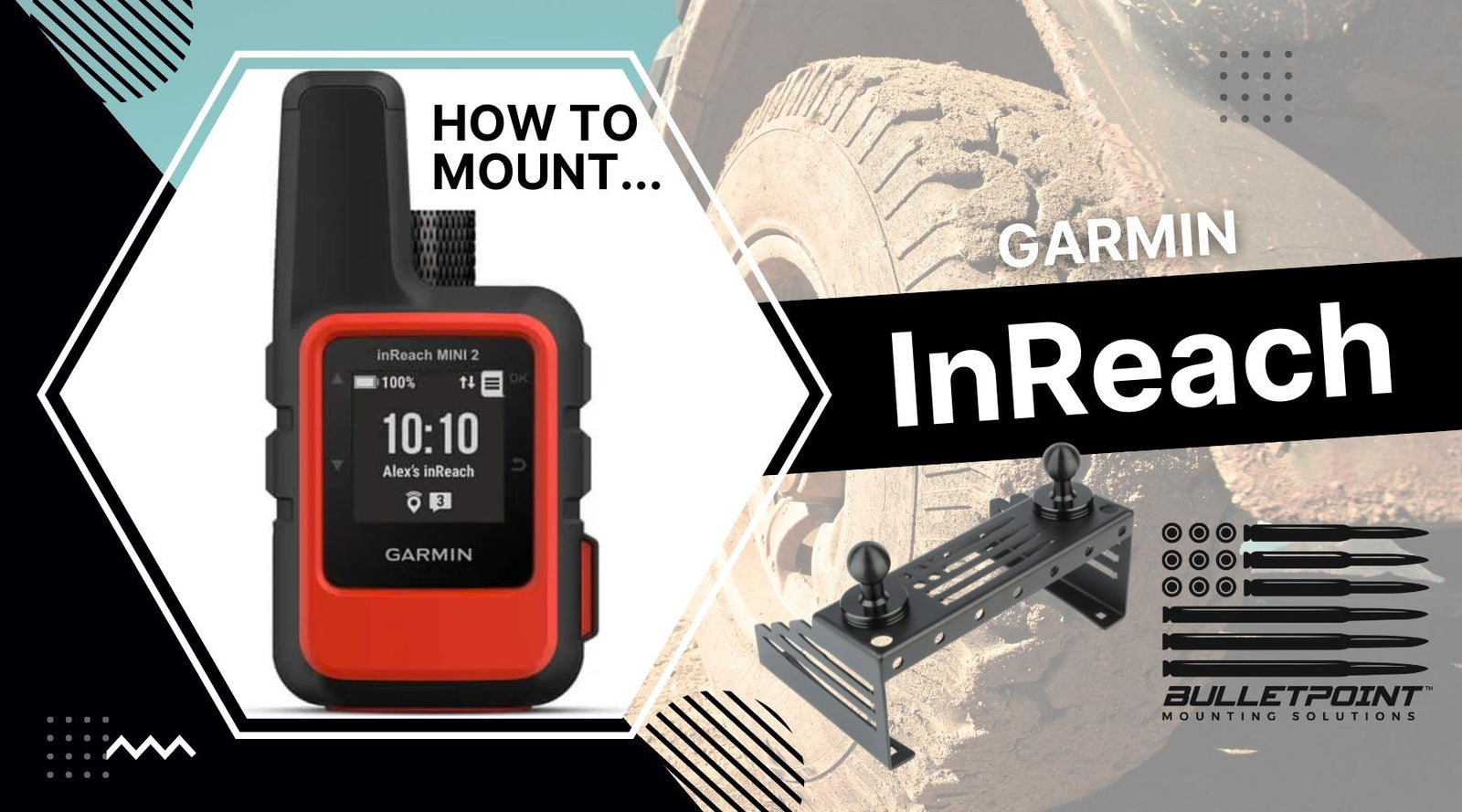 How to Mount a Garmin InReach Mini to a Bulletpoint Setup