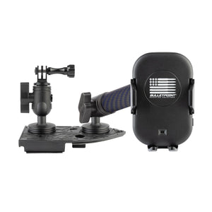 2018-2023 Jeep Wrangler JL + 2020-2023 Jeep Gladiator Passenger Side Jeep Phone Mount & Action Camera Mount