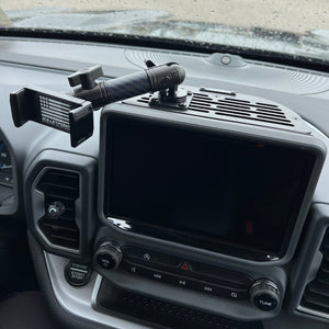 RubiGrid® 2021-2024 Ford Bronco Sport Platform Dash Mount Device Phone Holder