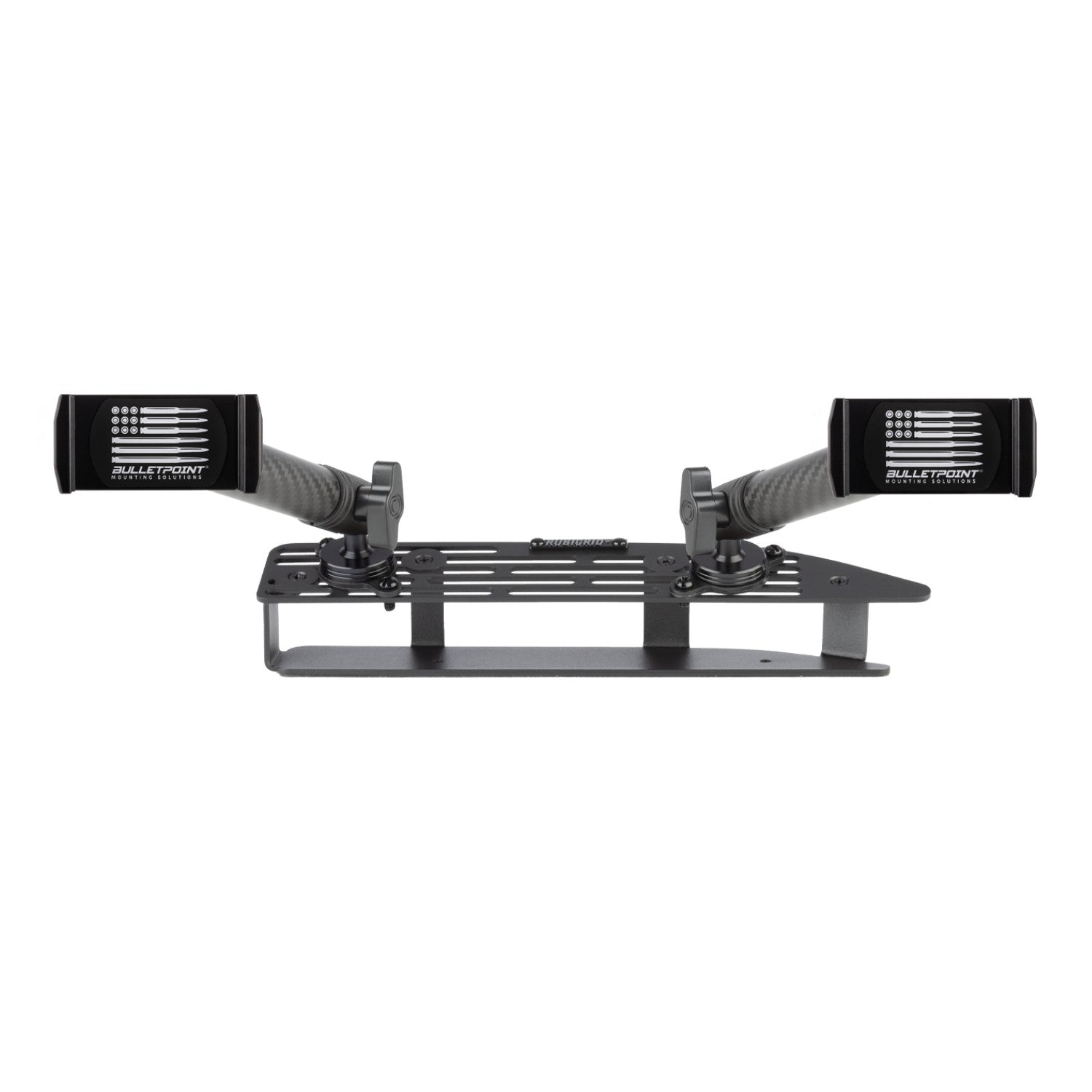 RubiGrid® 2022+ GMC Sierra + Chevrolet Silverado Dash Mount 13.4" Screen with Black Arms