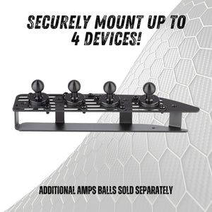 RubiGrid® 2022+ GMC Sierra + Chevrolet Silverado Dash Mount 13.4" Screen with Black Arms