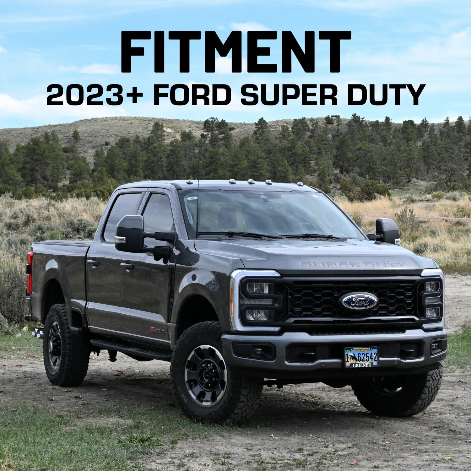 RubiGrid® 2023+ Ford Super Duty Dash Mount Phone + Device Holder