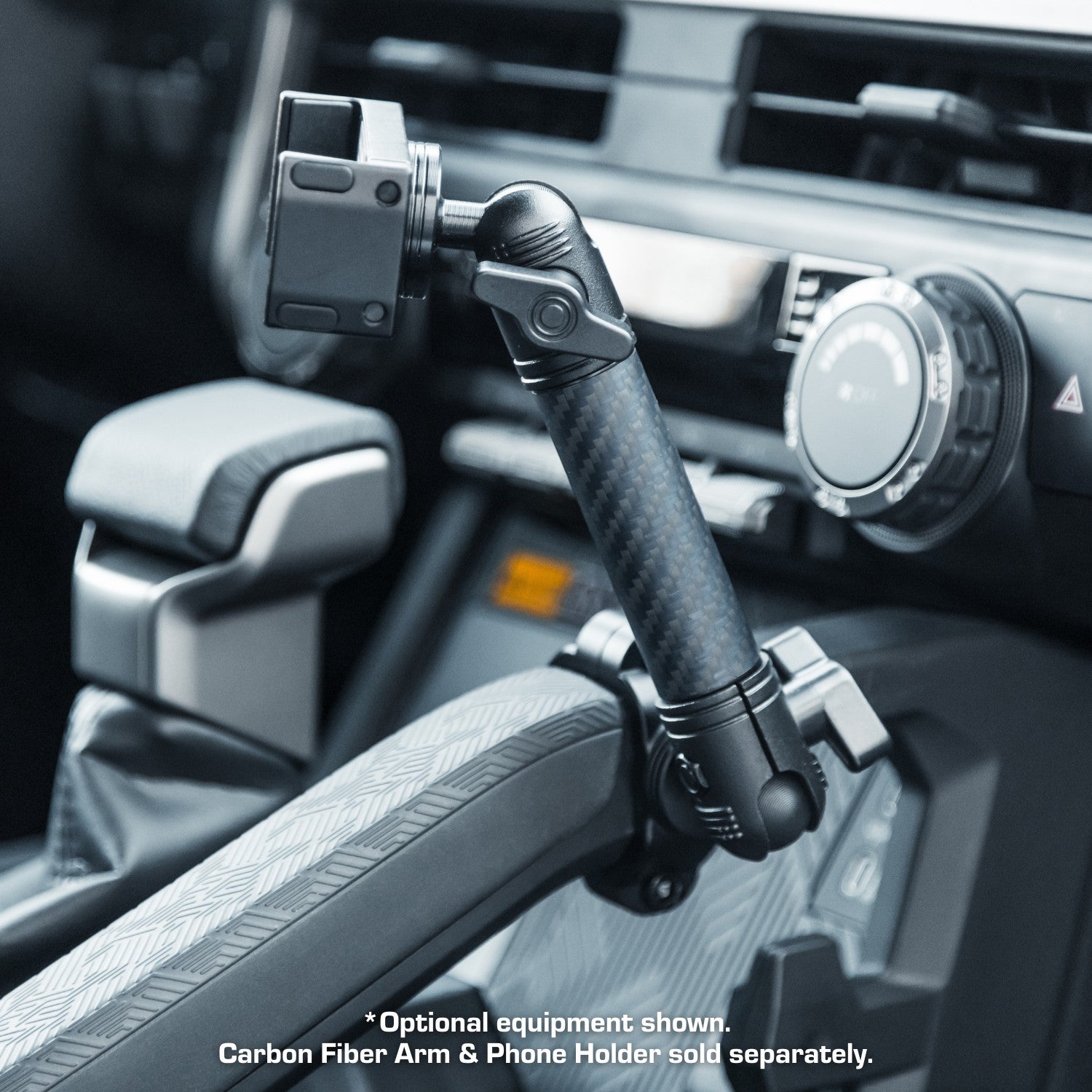 2024+ Toyota Tacoma & 2025+ 4Runner Passenger Side Grab Handle Mount with 20mm Ball