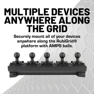 RubiGrid® 2024+ Toyota Tacoma & 2025+ Toyota 4Runner Dash Mount Phone + Device Holder