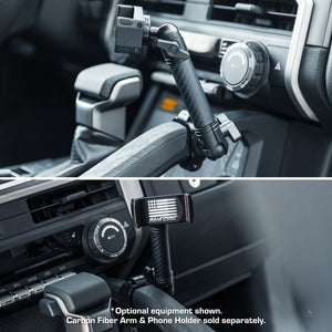 2024+ Toyota Tacoma & 2025+ 4Runner Passenger Side Grab Handle Mount with 20mm Ball