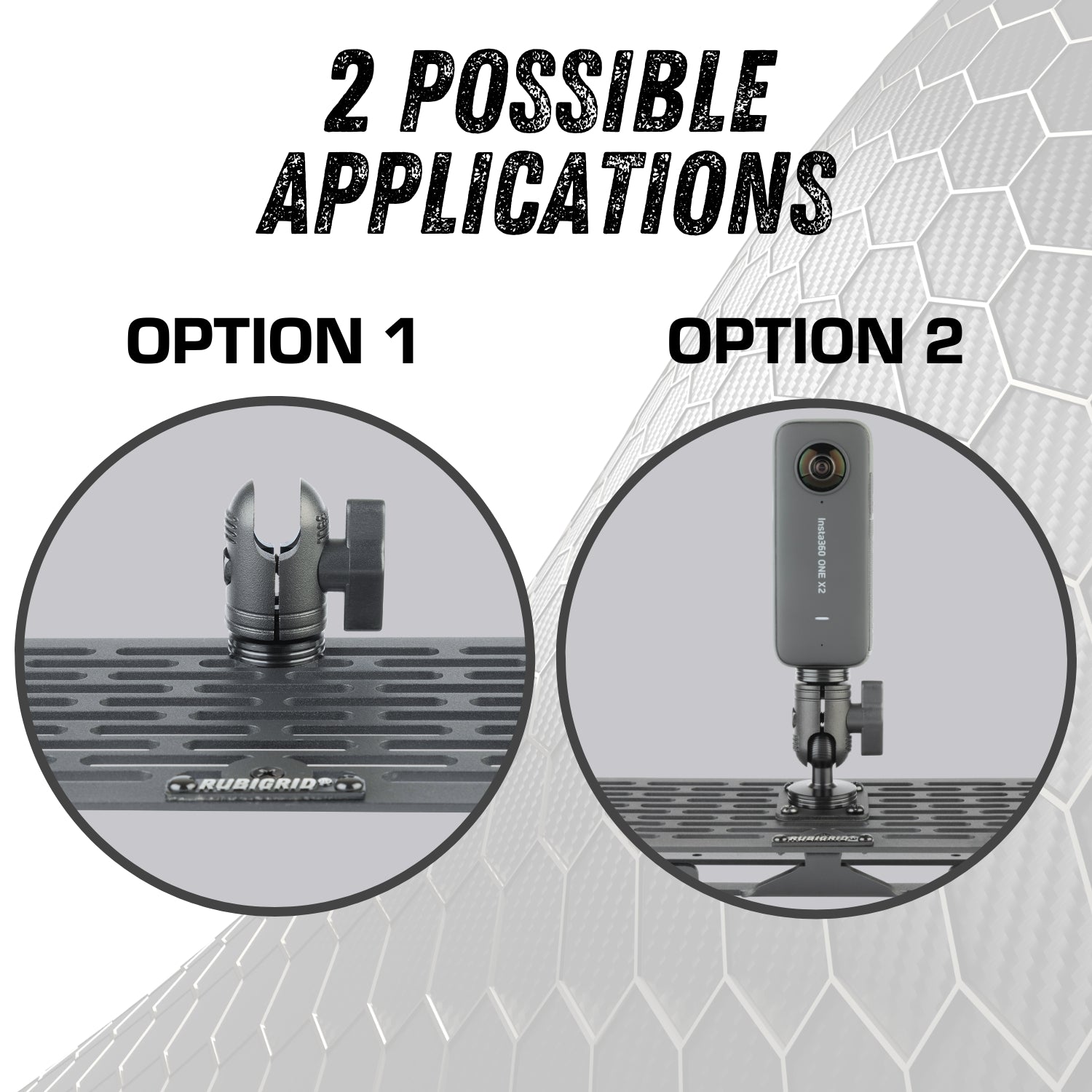 1/4"-20 Aluminum Camera Adapter with 20mm Connector End Nubby Edition