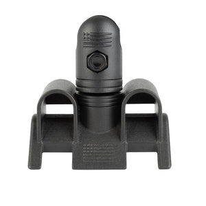 Adjustable Dual Hose Bar Clamp Mount with 20mm Connector End Nubby Edition - Fits Bars 1 to 3 inches Diameter