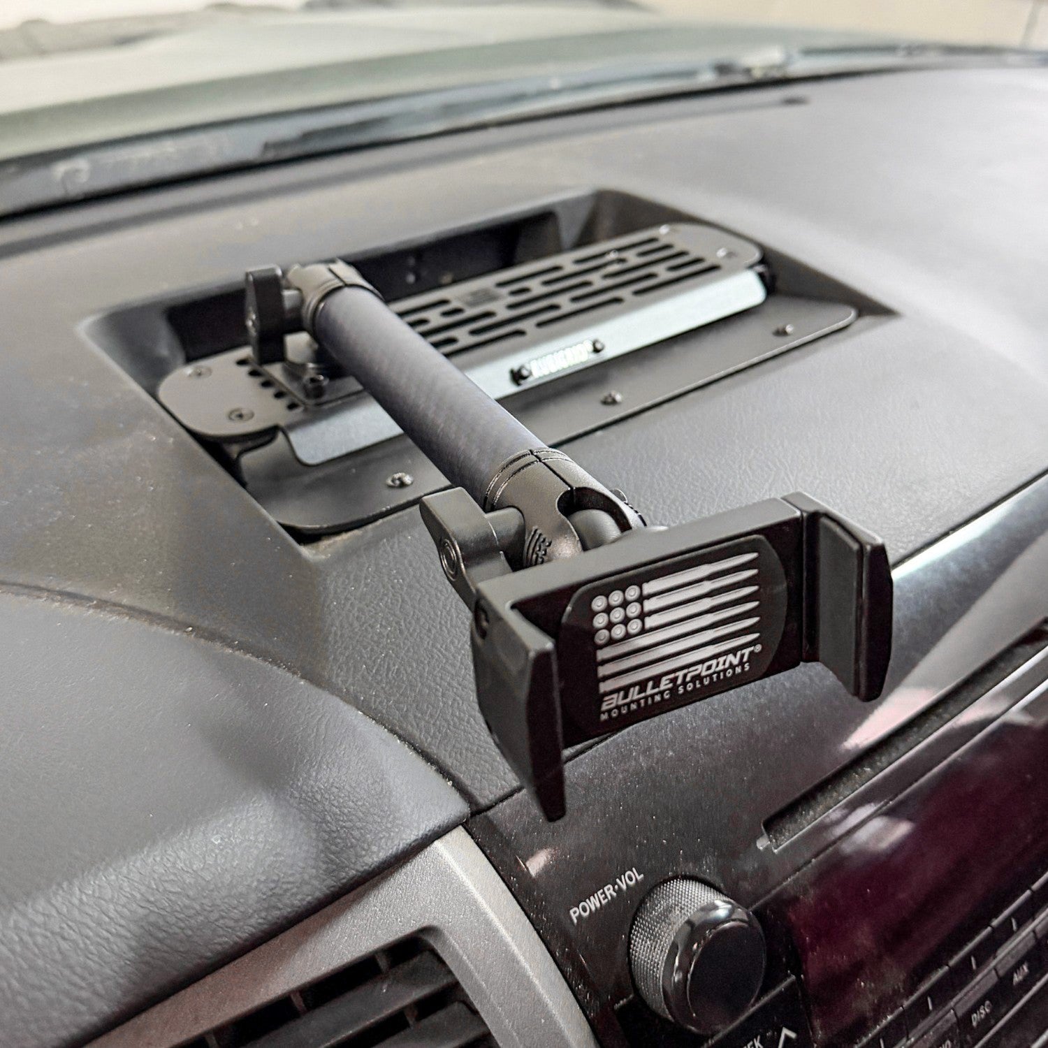 RubiGrid® 2007-2013 Toyota Tundra & 2008-2017 Sequoia Dash Mount Phone + Device Holder