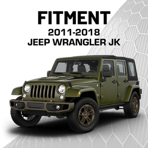 Grab Bar Insert Replacement with 2 Mounting Points 2011-2018 Jeep Wrangler JK - Blue