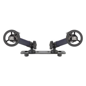 Metal Series 2013-2018 RAM Truck & 2019+ RAM 1500 Classic Dual Phone Mount with Dual 20mm Balls