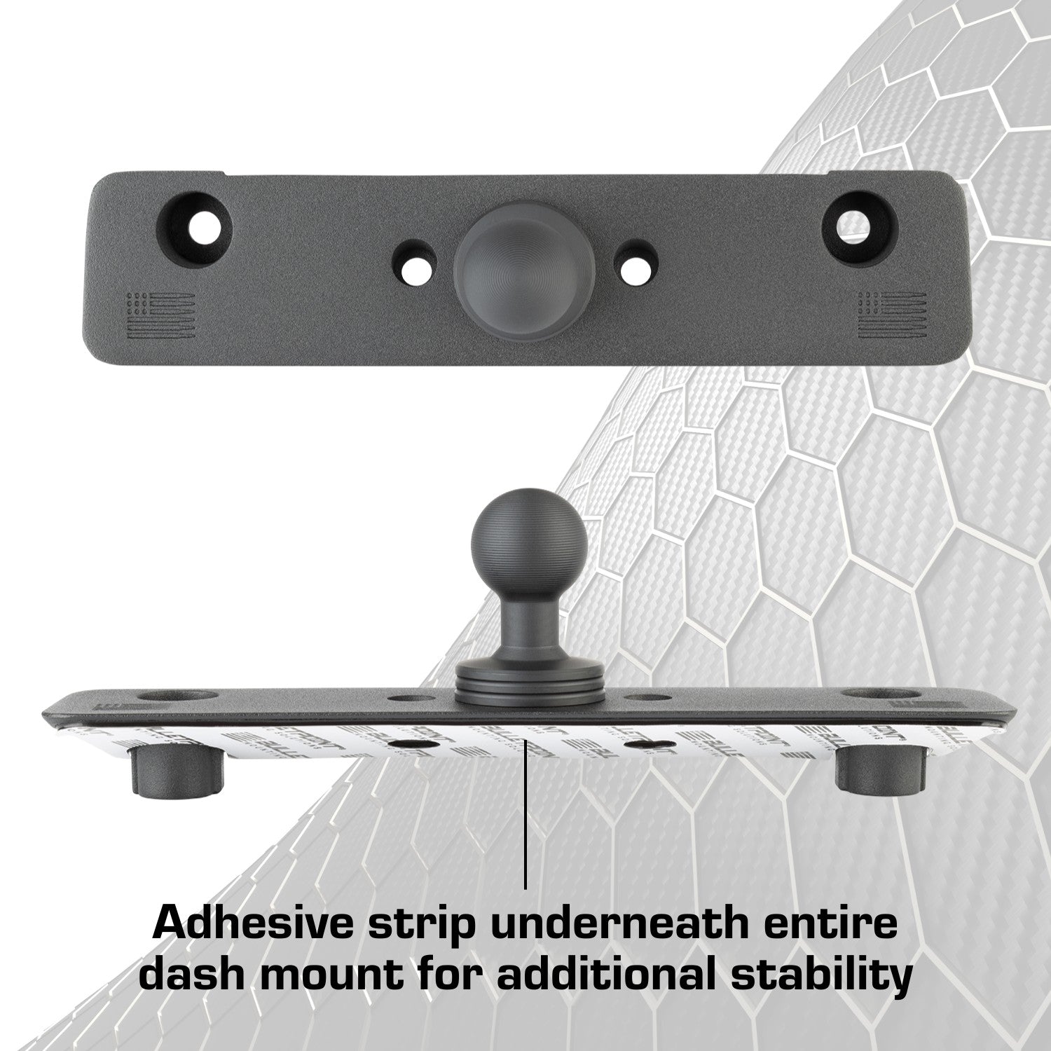 2013-2018 RAM Truck & 2019-2024 RAM 1500 Classic 20mm Single Ball Metal Dash Mount