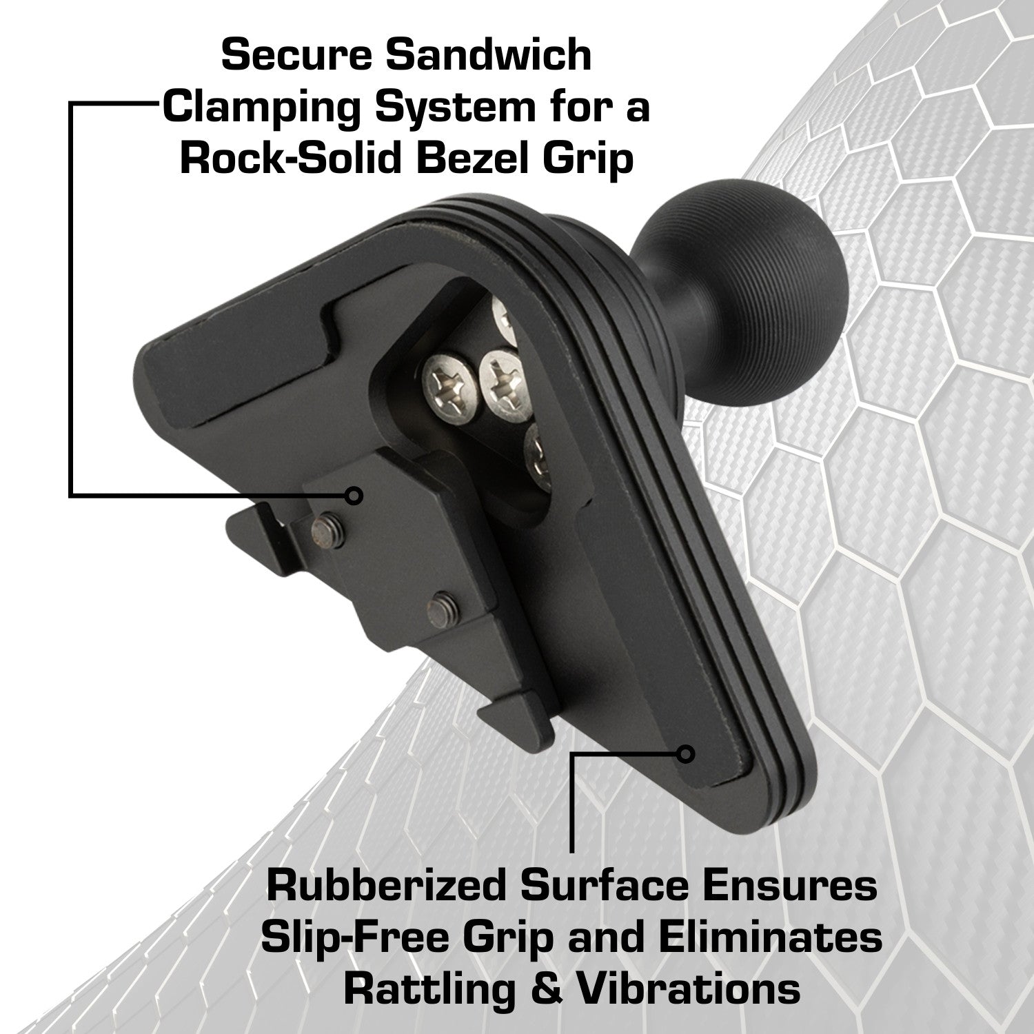 Aluminum Air Vent Phone Mount compatible with 2015-2020 Ford F-150, 2017-2022 Super Duty & 2018-2021 Expedition