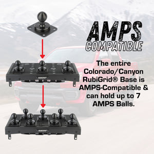 RubiGrid® 2015-2022 Chevrolet Colorado & GMC Canyon Dash Mount Phone Holder