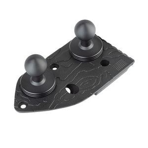 Mounting Base for 2018-2023 Jeep Wrangler JL + 2020-2023 Jeep Gladiator - Driver Side Dual Ball