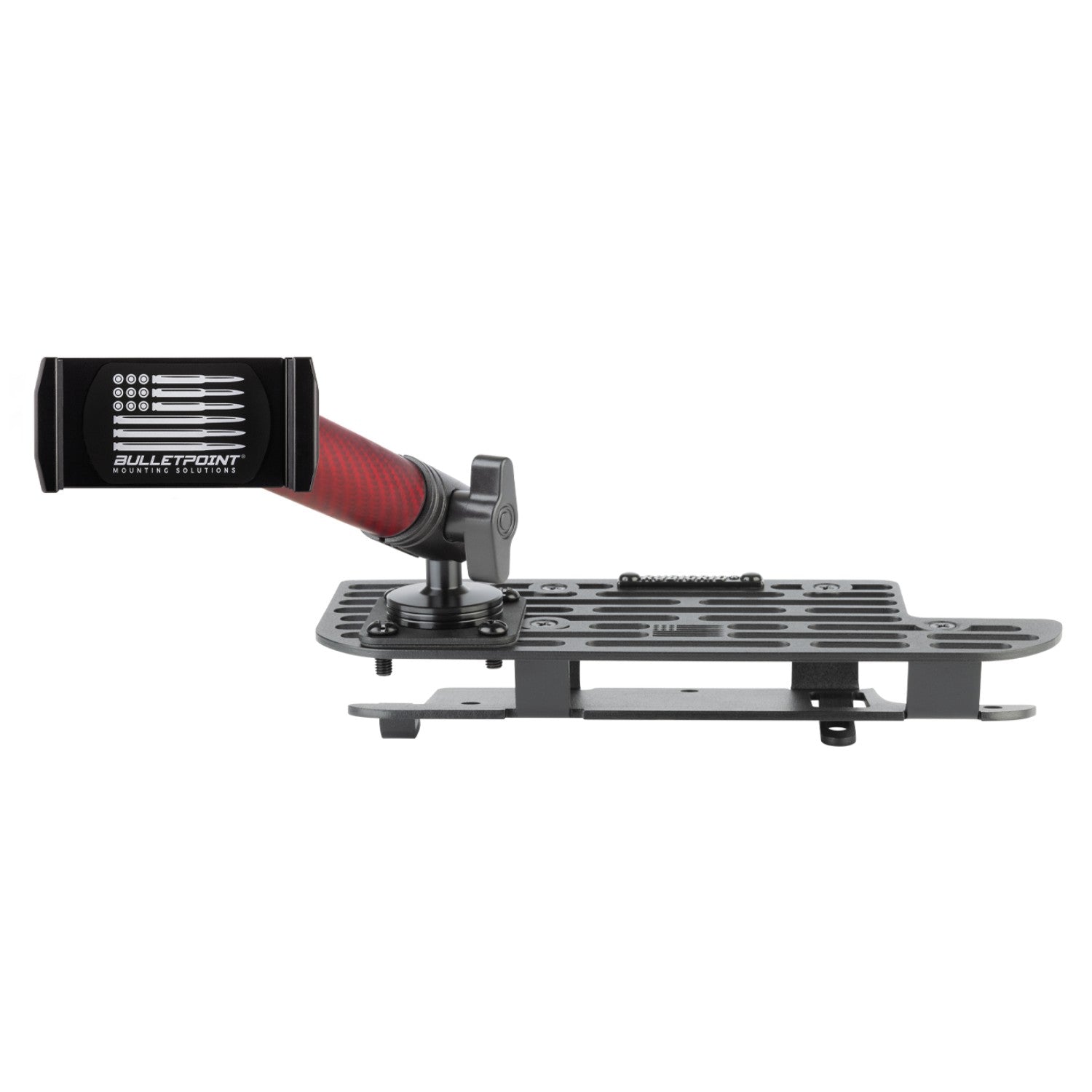 RubiGrid® V2 2019+ RAM Truck 1500/2500/3500/4500/5500 + TRX Dash Mount with Red Arms