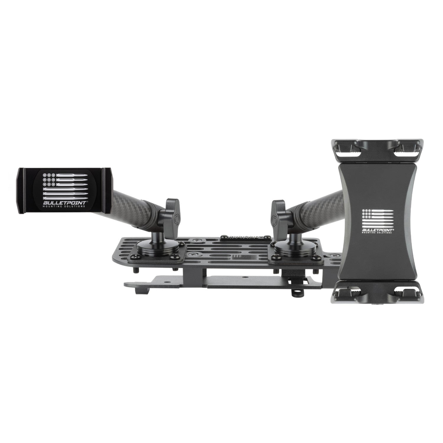 RubiGrid® V2 2019+ RAM Truck 1500/2500/3500/4500/5500 + TRX Dash Mount with Black Arms