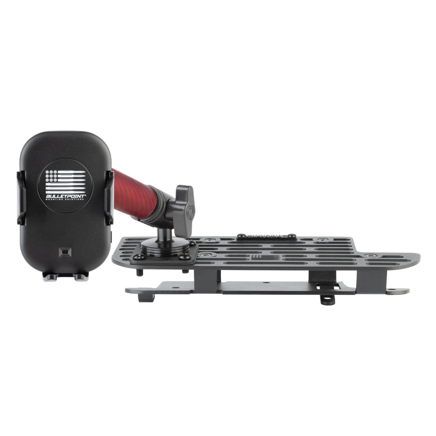 RubiGrid® V2 2019+ RAM Truck 1500/2500/3500/4500/5500 + TRX Dash Mount with Red Arms