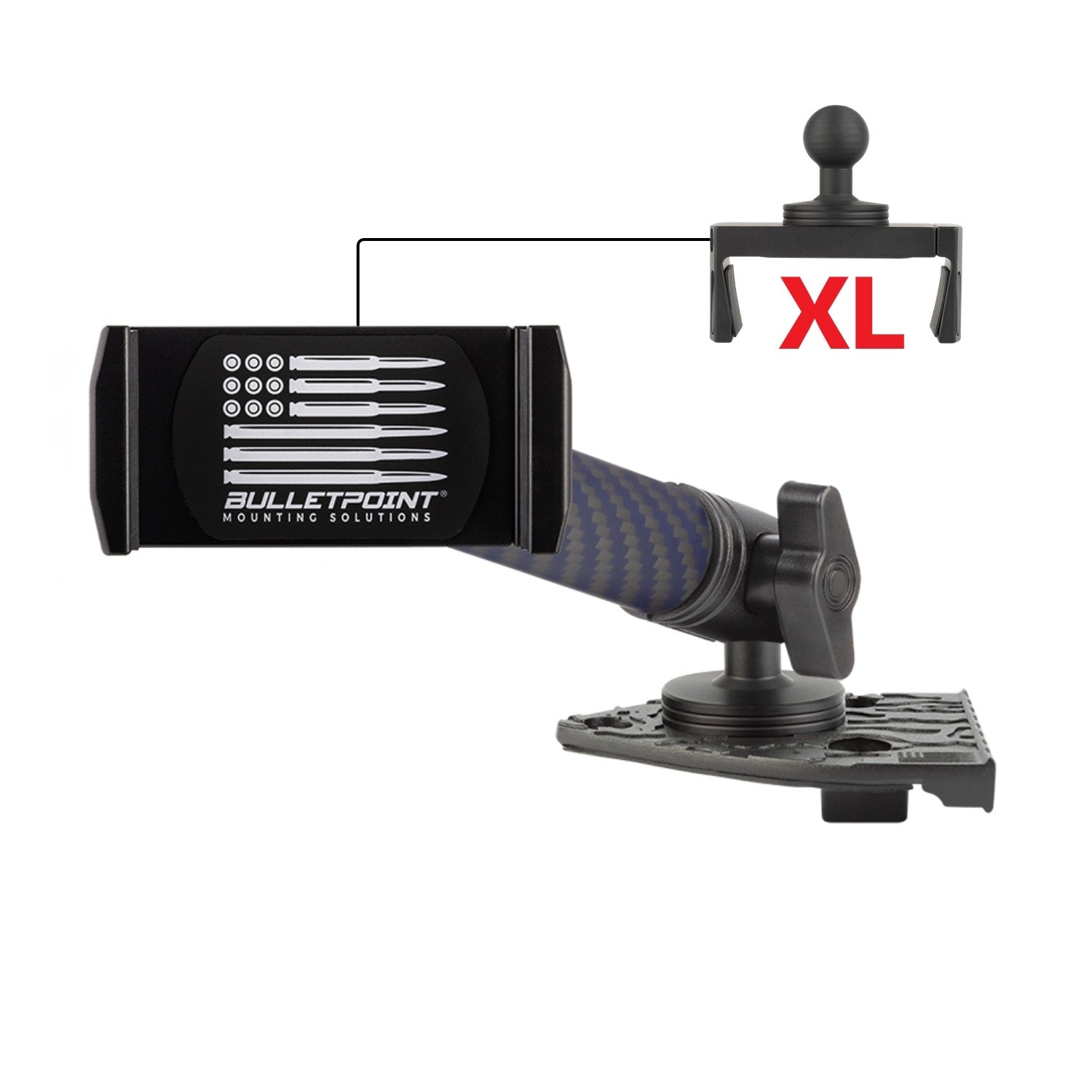 2021-2023 Jeep Wrangler 4xe Single Ball Driver Side Phone Holder