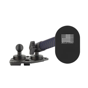 2021-2023 Jeep Wrangler 4xe Dual Ball Dash Mount Phone Holder Passenger Side