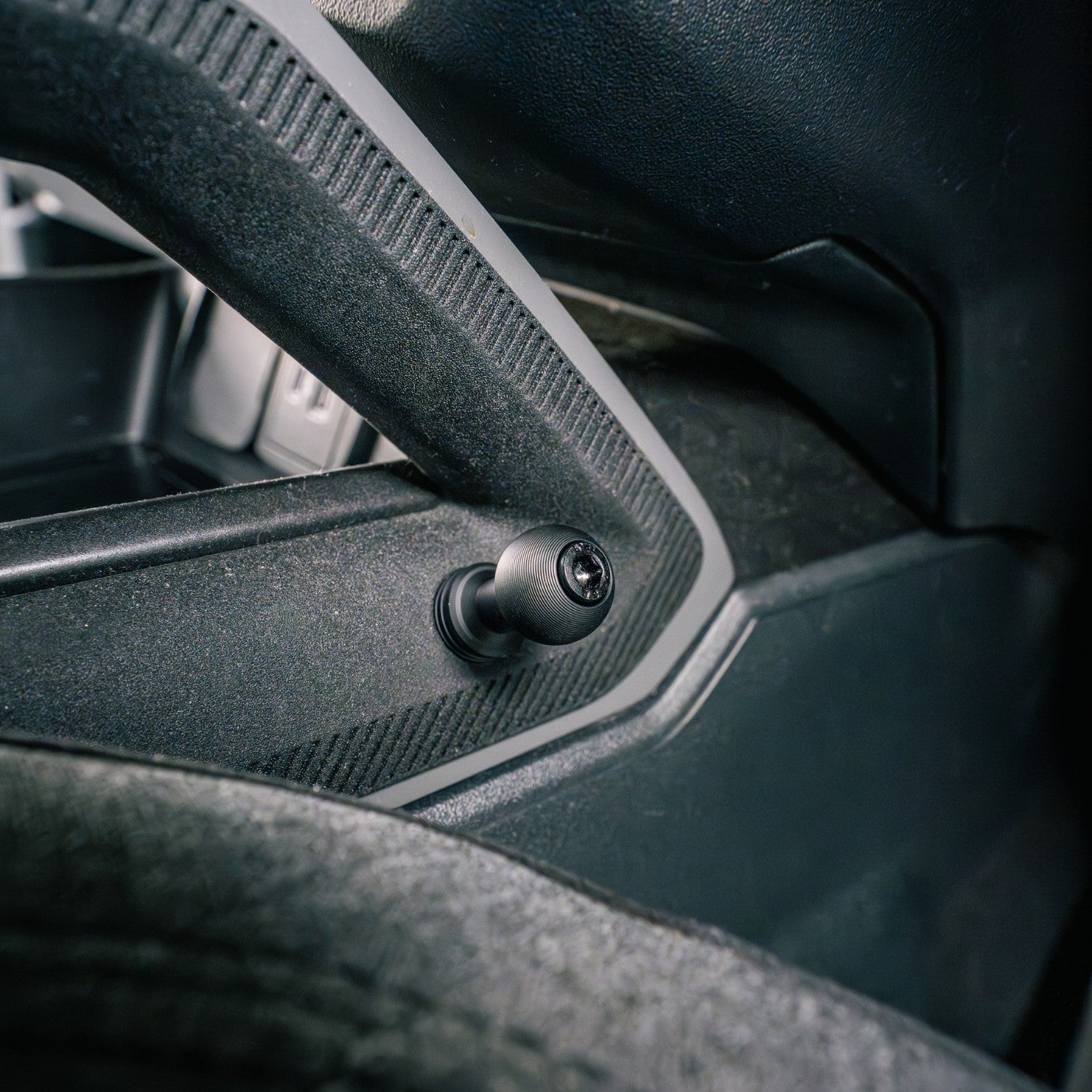 Center Console Accessory Ready Grab Bar Threaded 20mm Ball Mount compatible with 2021+ Ford Bronco