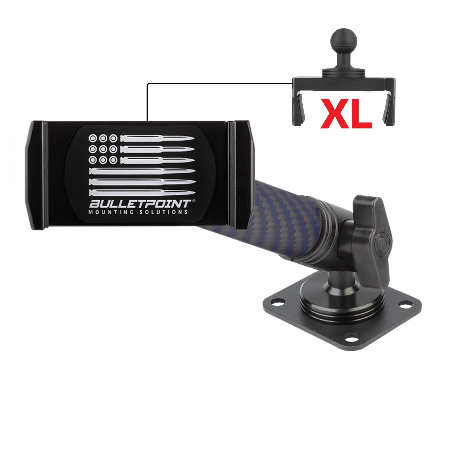 2024+ Jeep Wrangler JL / Gladiator & 2024-2025 Wrangler 4xe Phone Holder Dash Mount