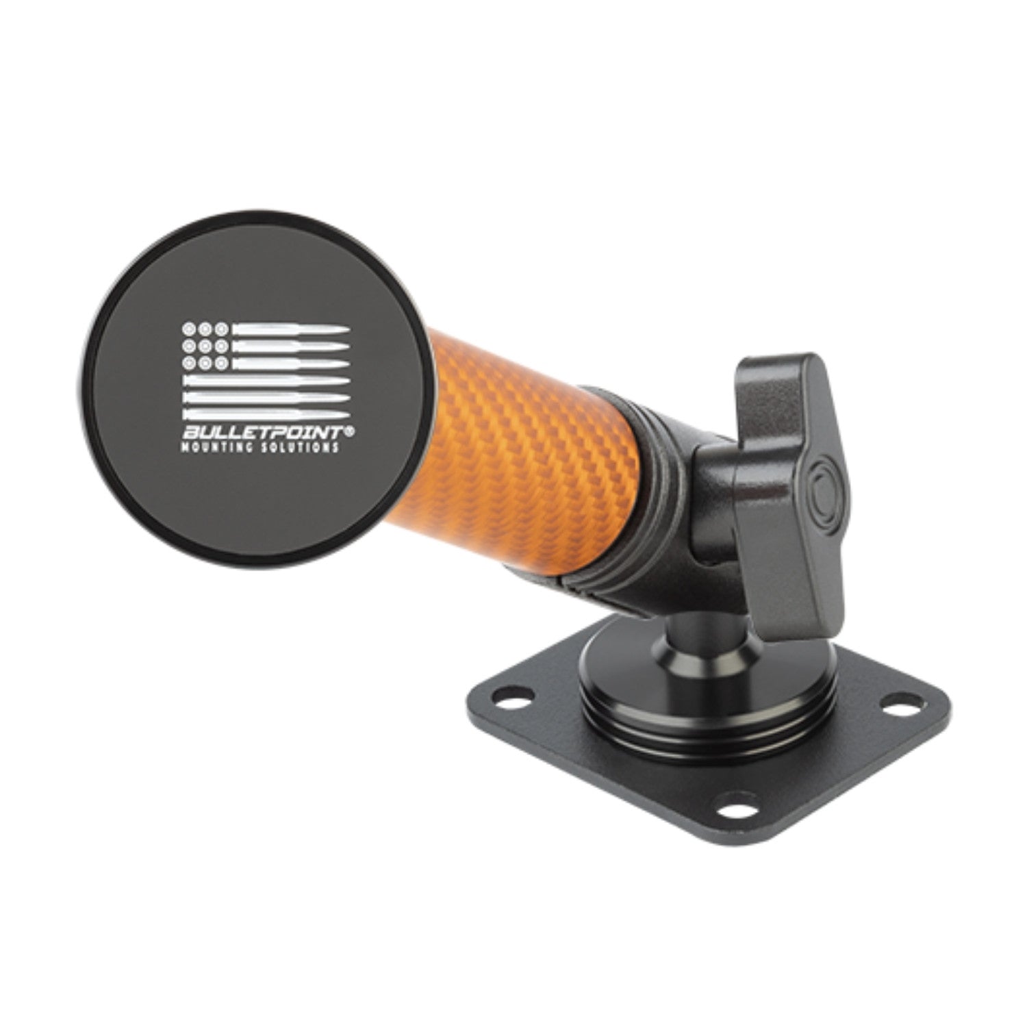 2024+ Jeep Wrangler JL / Gladiator & 2024-2025 Wrangler 4xe Phone Holder Dash Mount with Orange Arm