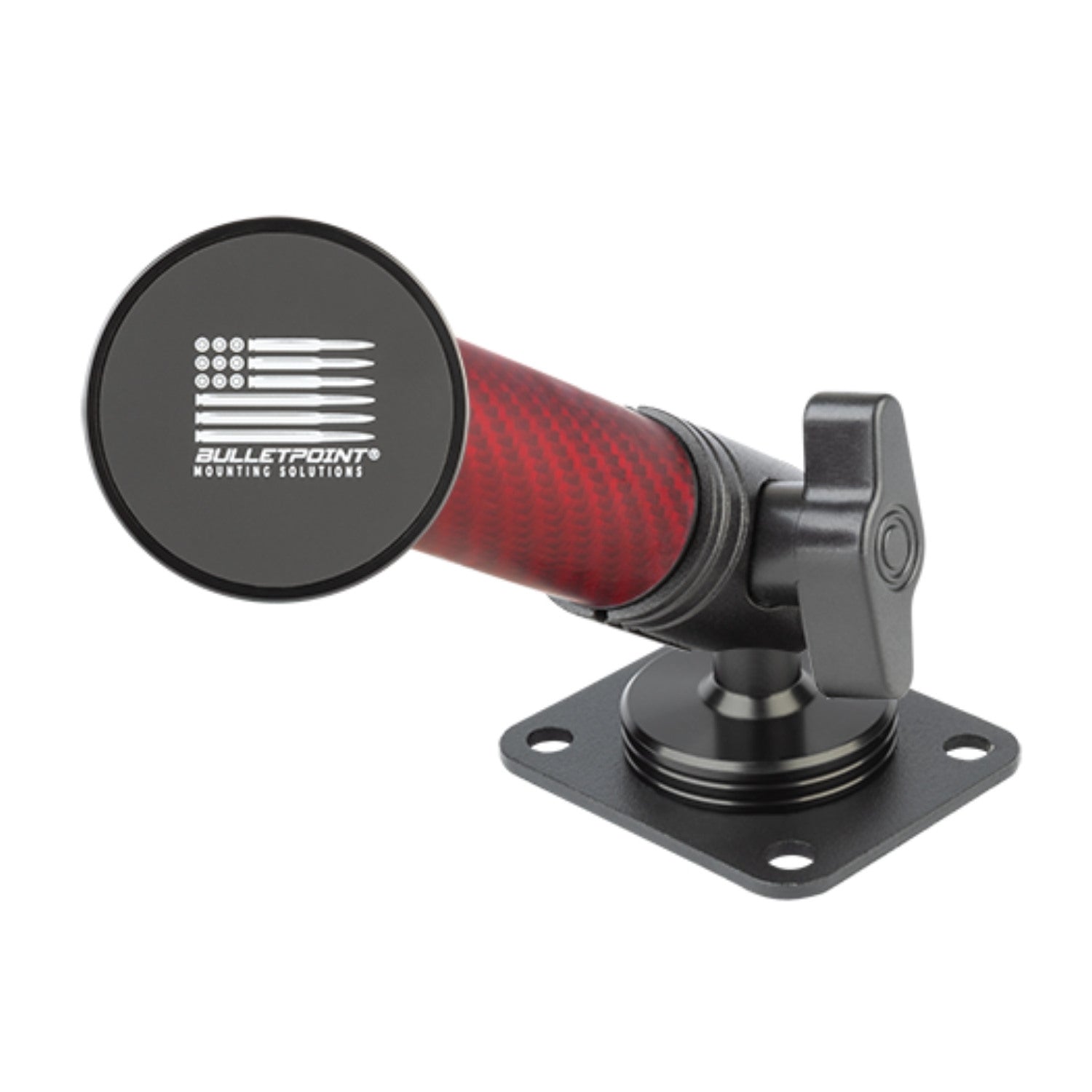 2024+ Jeep Wrangler JL / Gladiator & 2024-2025 Wrangler 4xe Phone Holder Dash Mount with Red Arm