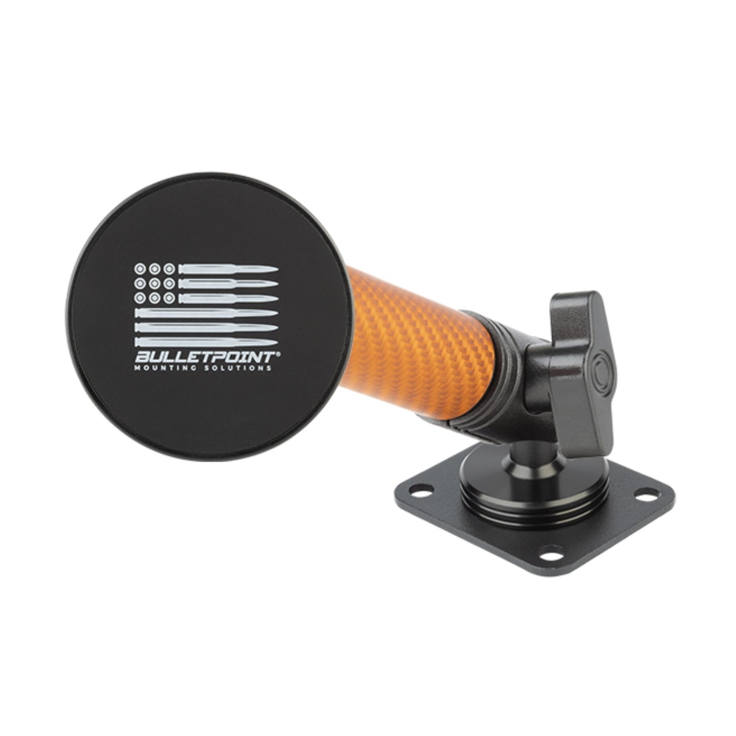 2024+ Jeep Wrangler JL / Gladiator & 2024-2025 Wrangler 4xe Phone Holder Dash Mount with Orange Arm