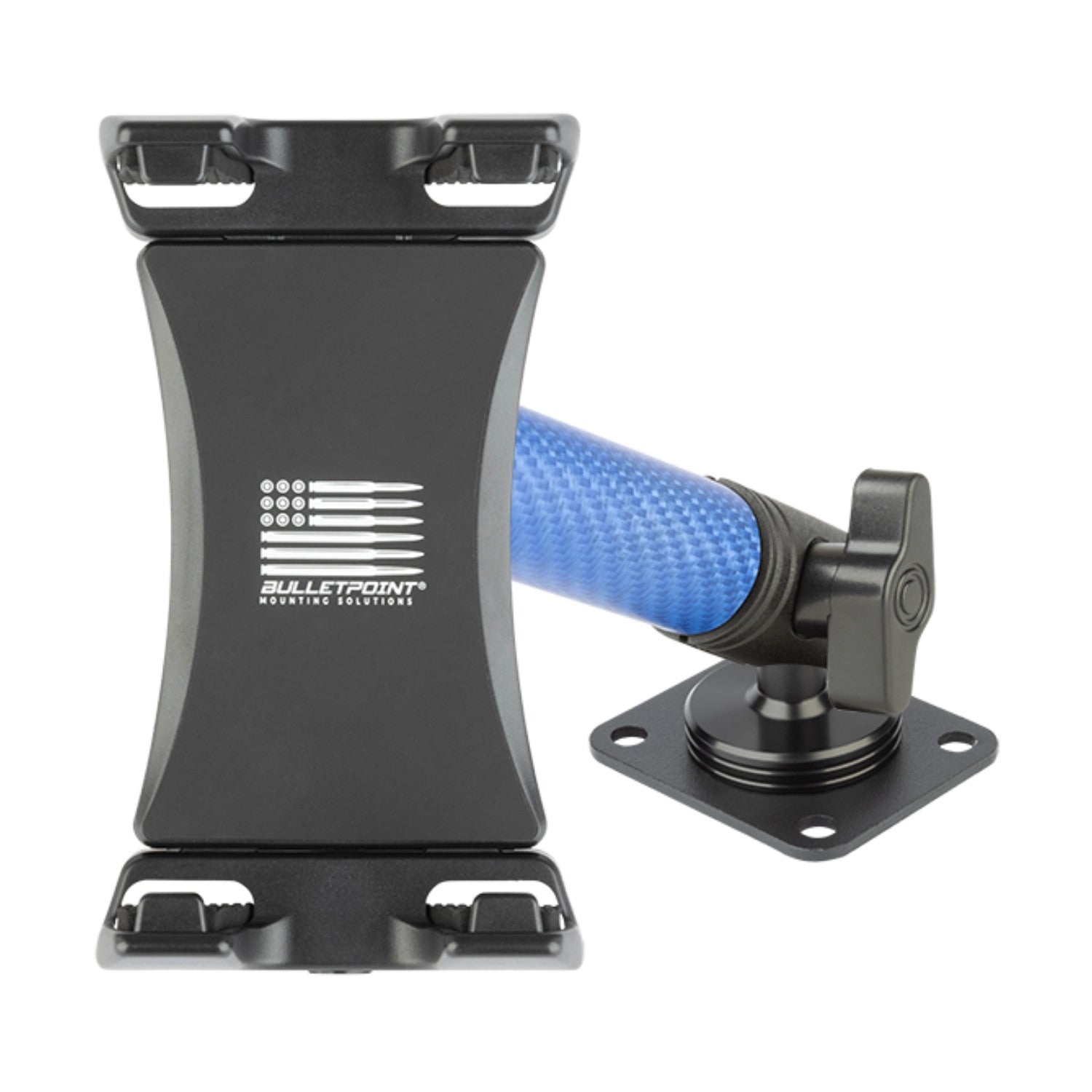 2024+ Jeep Wrangler JL / Gladiator & 2024-2025 Wrangler 4xe Phone Holder Dash Mount with Blue Arm