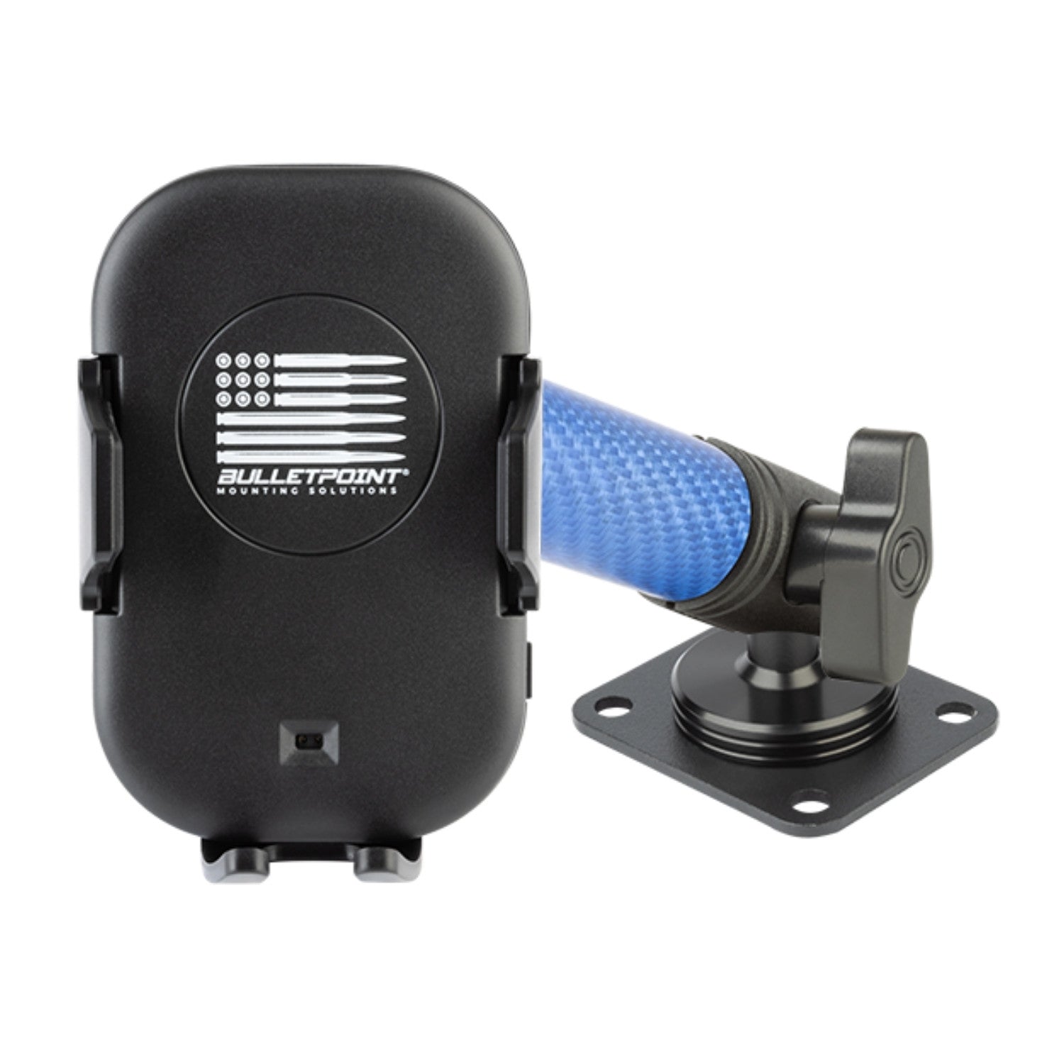 2024+ Jeep Wrangler JL / Gladiator & 2024-2025 Wrangler 4xe Phone Holder Dash Mount with Blue Arm
