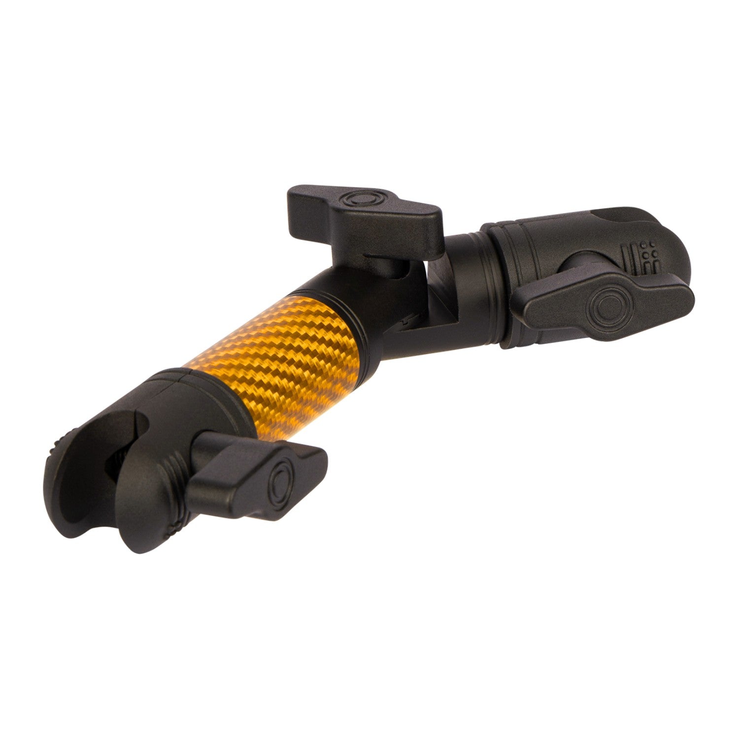 Matte Color Carbon Fiber Locking Adjustable Mounting Arms with Articulating Joint (various sizes)