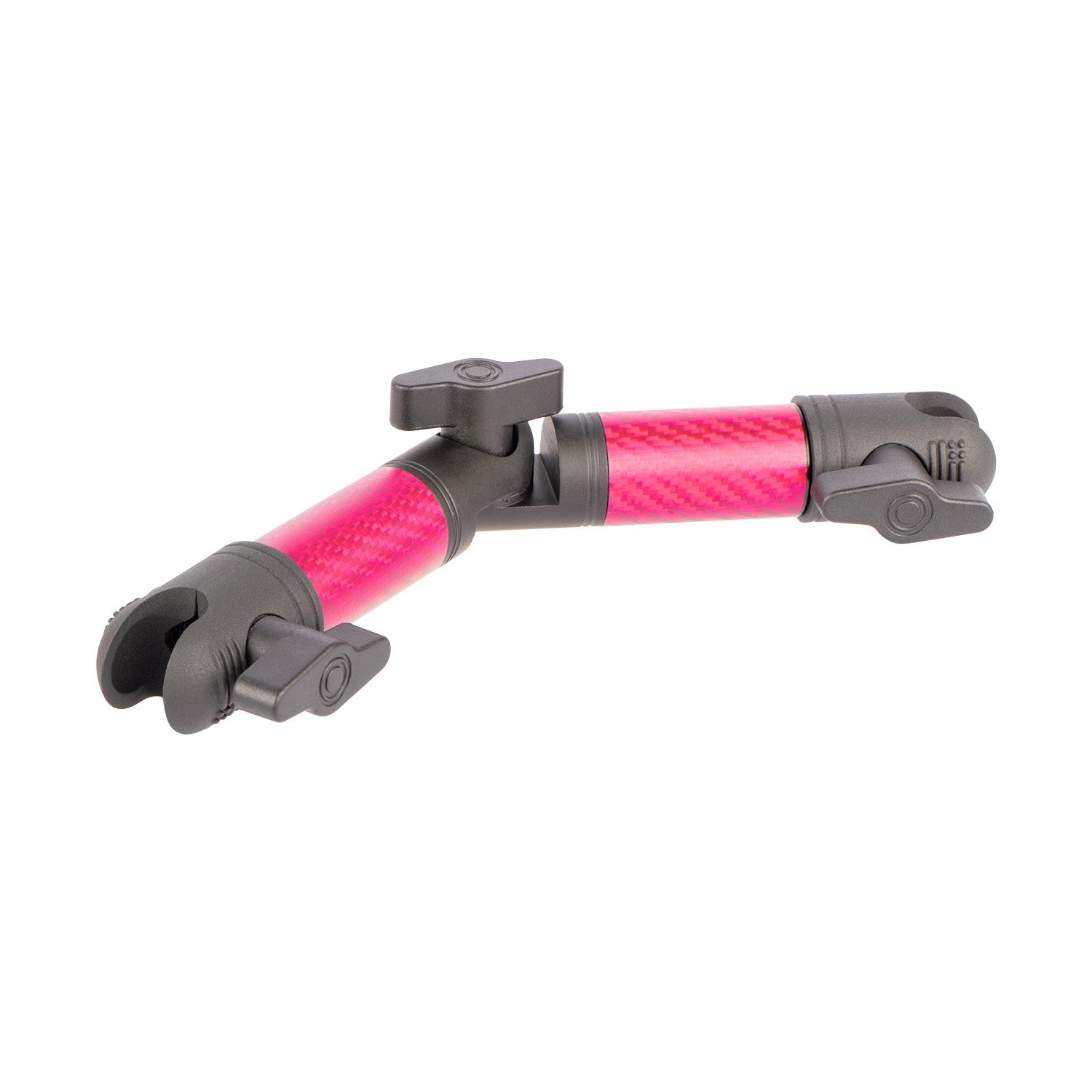 Matte Color Carbon Fiber Locking Adjustable Mounting Arms with Articulating Joint (various sizes)