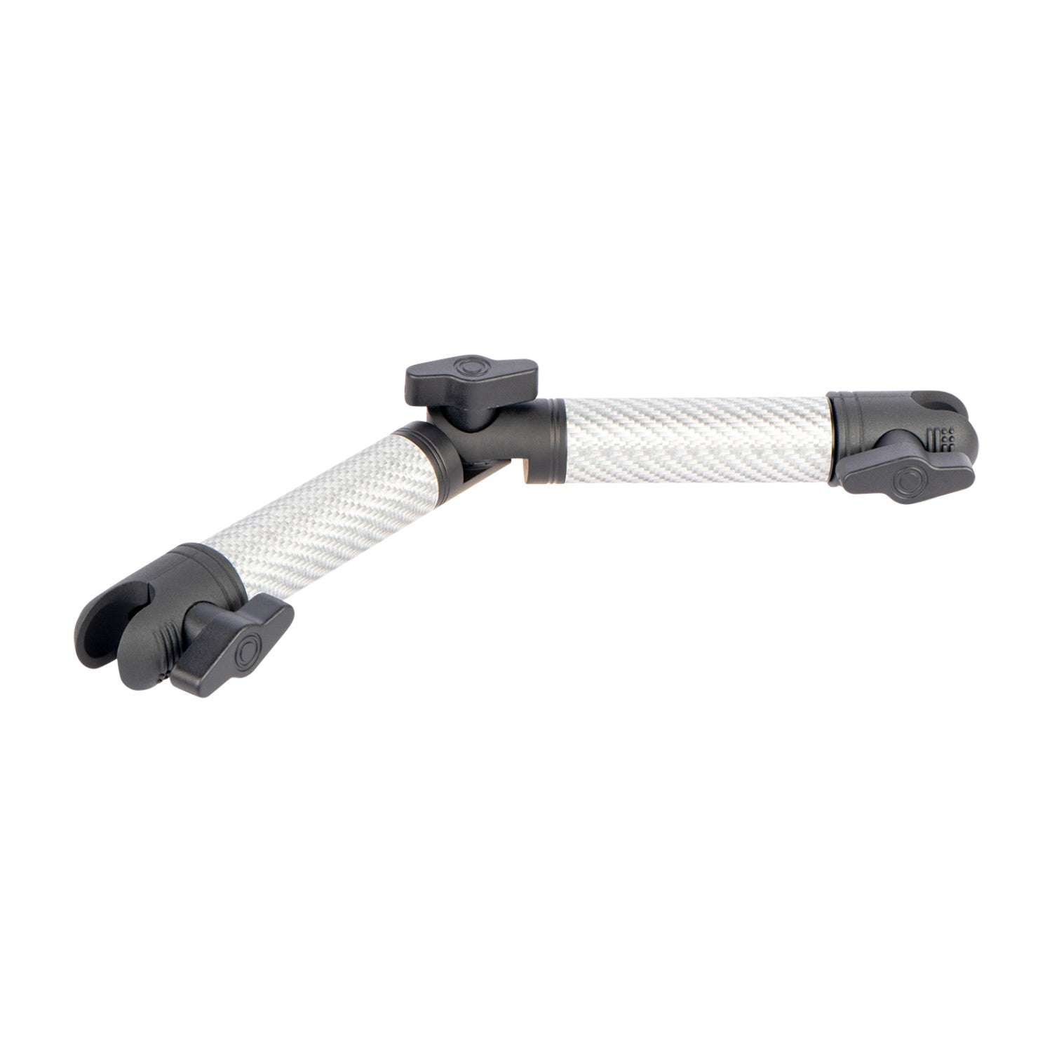 Matte Color Carbon Fiber Locking Adjustable Mounting Arms with Articulating Joint (various sizes)