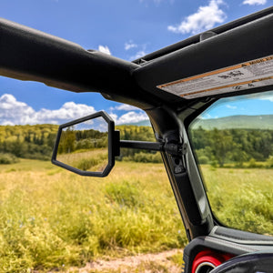 A-Pillar Side Mirrors for 2018-2023 Jeep Wrangler JL & 2020-2023 Jeep Gladiator - Pair of 2