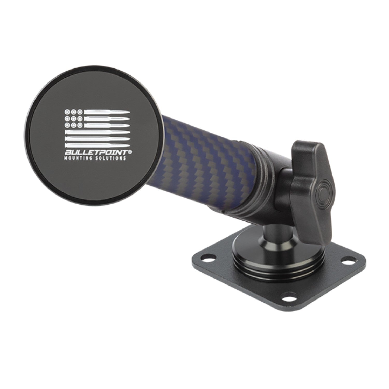 4-Hole AMPS Base + 7cm Mounting Arm + Device Holder Kit for RubiGrid® Dash Mounts