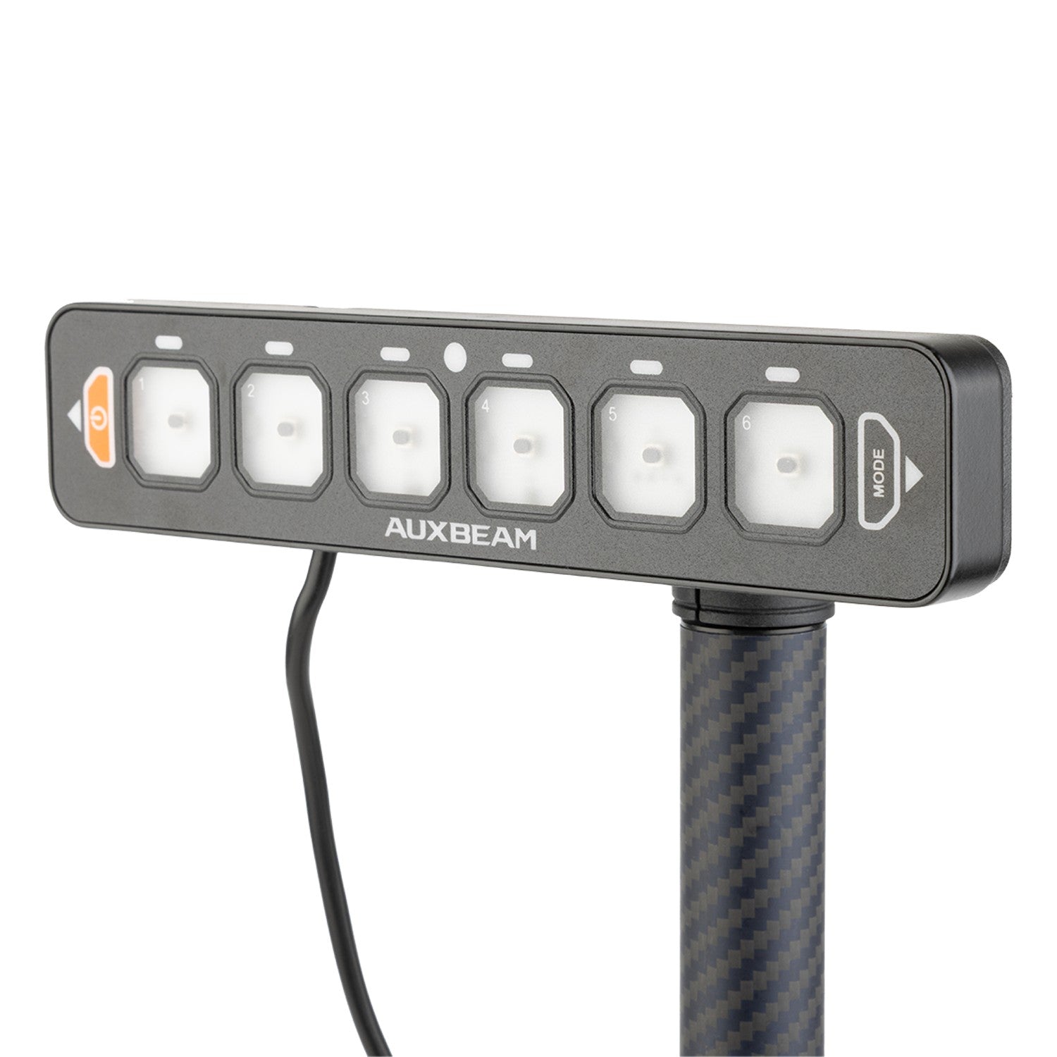 Auxbeam AS Series 6 Gang Switch Panel Mount with 20mm Ball