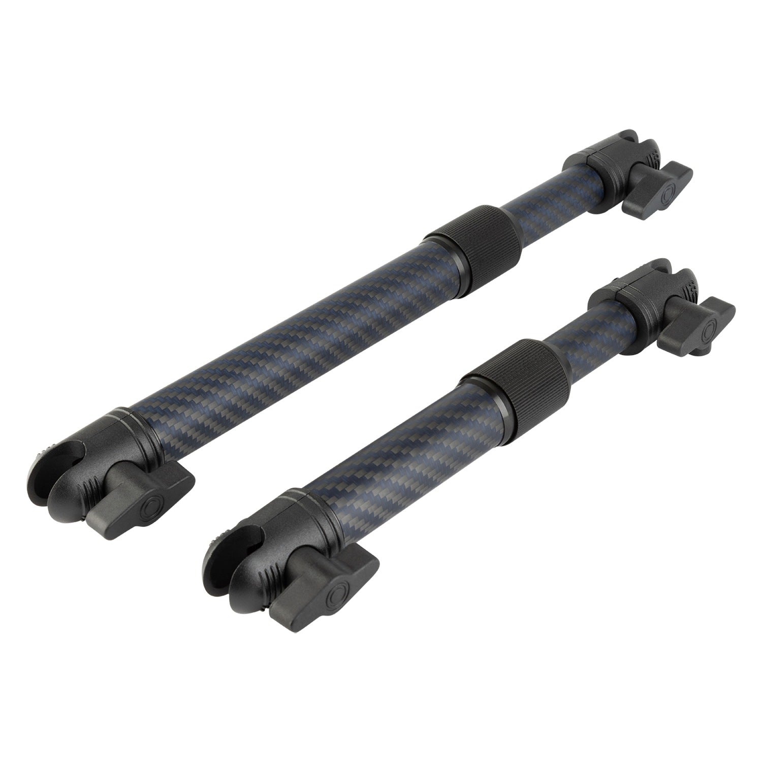 Telescoping Carbon Fiber + Kevlar Mounting Arms with 20mm Connector Ends