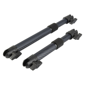 Telescoping Carbon Fiber + Kevlar Mounting Arms with 20mm Connector Ends