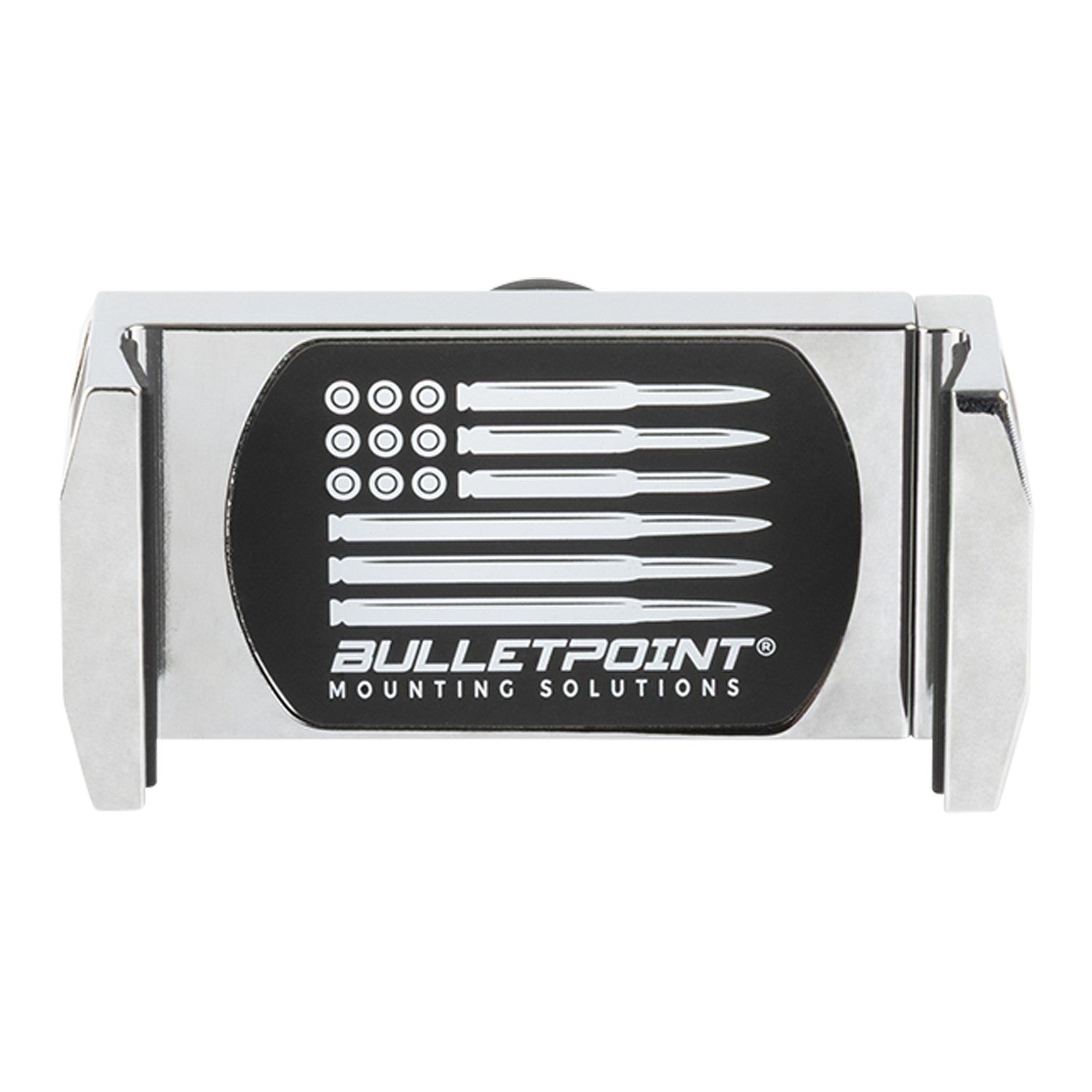 Chrome Spring-Loaded Universal Phone Holder with 20mm Ball