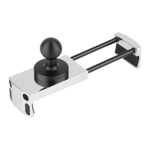Chrome Spring-Loaded Universal Phone Holder with 20mm Ball