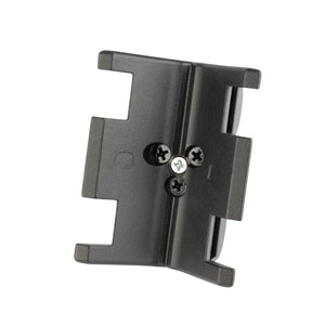 Adjustable Dual Hose Clamp Bar Mount with 20mm Ball - Fits Bars 1 to 3 inches Diameter