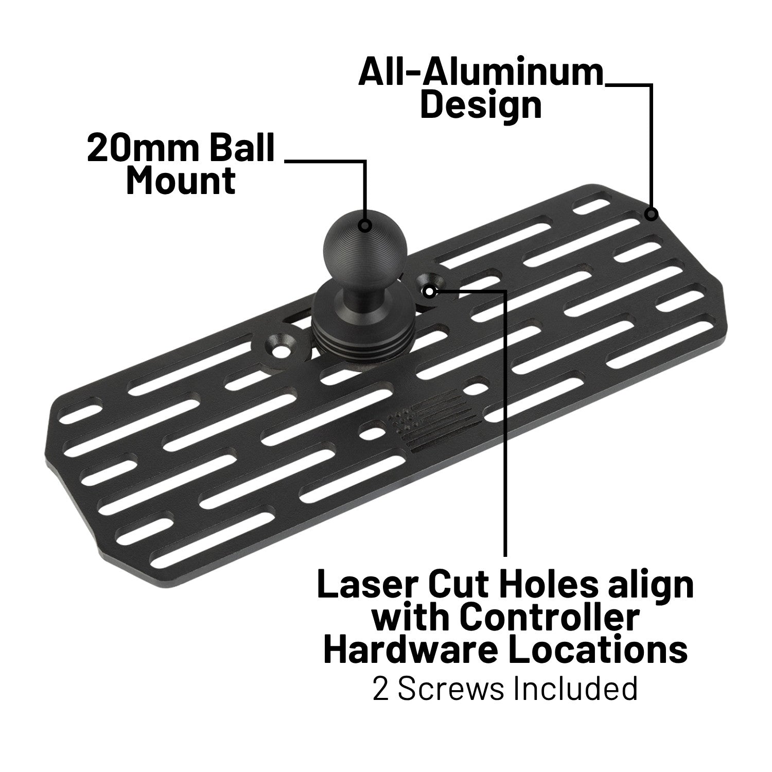 Feniex Typhoon Full-Function Controller Mount with 20mm Ball