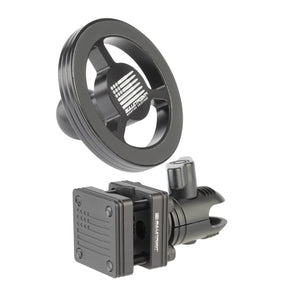 Headrest Bar Device Mount with 20mm Connector End Nubby Edition fits bars 3/8" to 5/8"