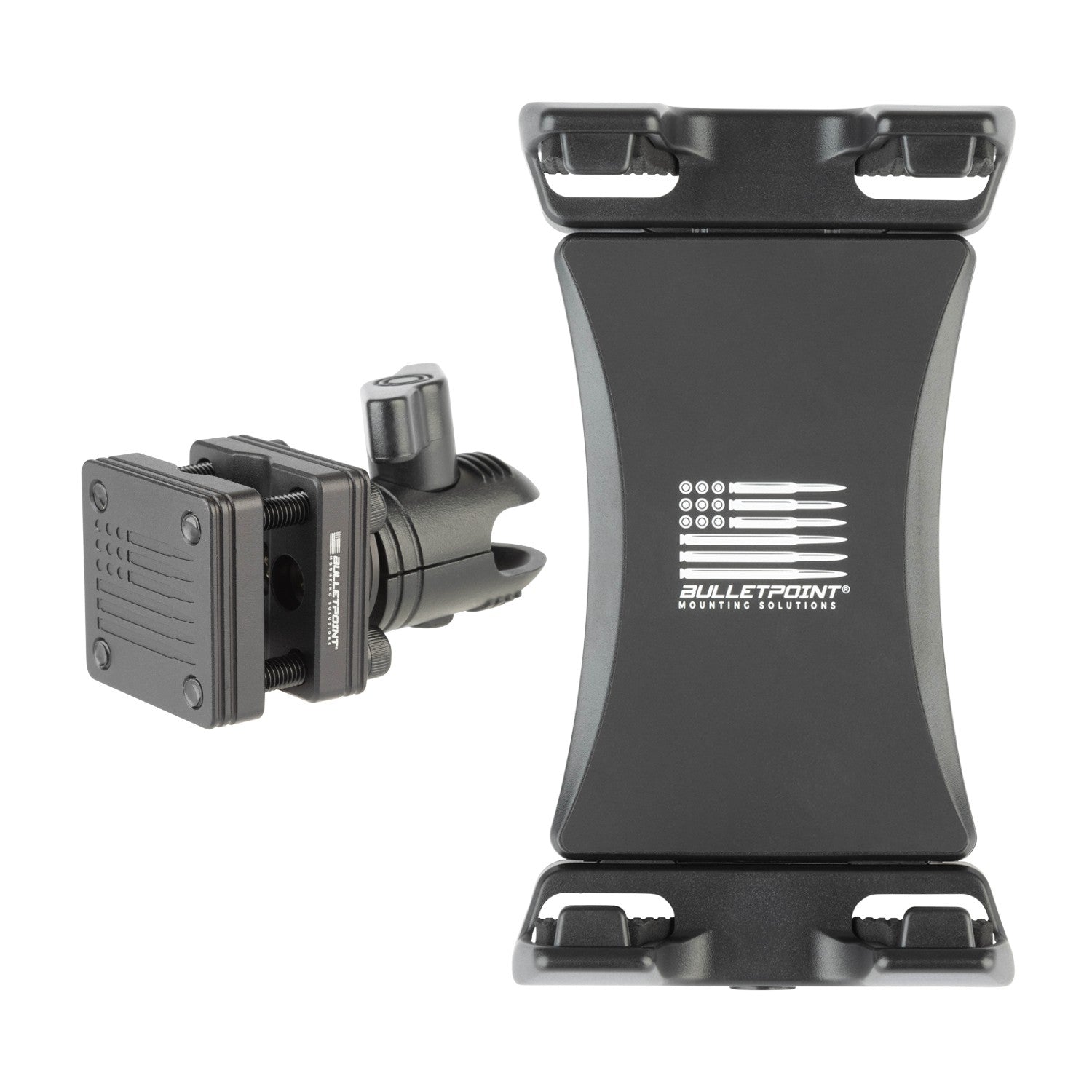 Headrest Bar Device Mount with 20mm Connector End Nubby Edition fits bars 3/8" to 5/8"