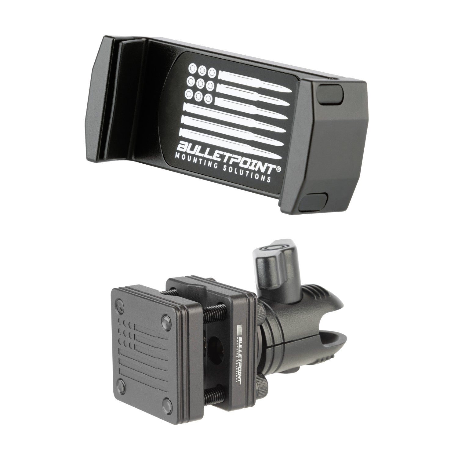 Headrest Bar Device Mount with 20mm Connector End Nubby Edition fits bars 3/8" to 5/8"