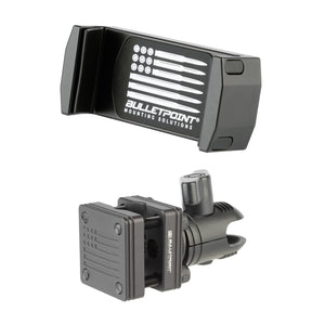 Headrest Bar Device Mount with 20mm Connector End Nubby Edition fits bars 3/8" to 5/8"