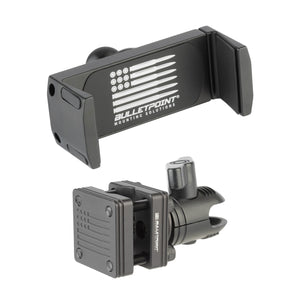 Headrest Bar Device Mount with 20mm Connector End Nubby Edition fits bars 3/8" to 5/8"